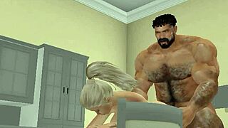 lucky neighbor seduced by the finest football hunk