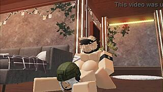 Cute Blonde Boy Enjoys One On One Time With A Soldier Girl