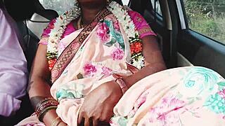 Indian Housewife Cheating Car Sex With Telugu Dirty Talks