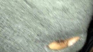 intense sloppy blowjob on the balcony with a monster cock