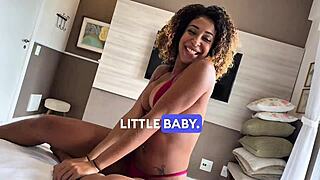 Hey, check out this pov lesson where a brunette latina swallows cum in her mouth for the first time at college