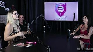 melhores momentos da luciana picchi no bora cast com bruna carlos - parte 1 watch on sheer red