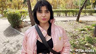 Nadja Hot, the tattooed Spanish girl, caught swallowing Torbe's cum.