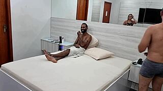 i'm behind the scenes with the hot blonde anny lopes cumming hard on dpv and getting lots of cum