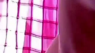 Pregnant woman with open ass flashing