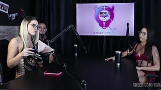 melhores momentos da luciana picchi no bora cast com bruna carlos - parte 1 watch on sheer red