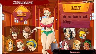 What are those cowboy village girls up to in the video game?