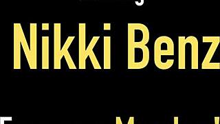 Nikki Benz Strips Off and Masturbates Wet Pussy