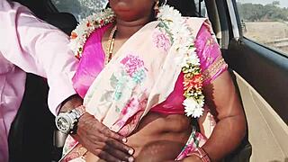 Indian Housewife Cheating Car Sex With Telugu Dirty Talks