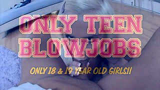 gal shows lusty appreciation with juicy blowjob