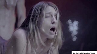 Group sex in the cave with strangers