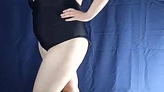 i tried on this one piece swimsuit uncensored and it felt so good