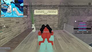 demon fucks huge futa cock in intense session