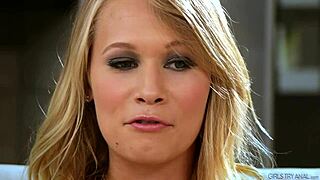 halle von and dakota james try anal together