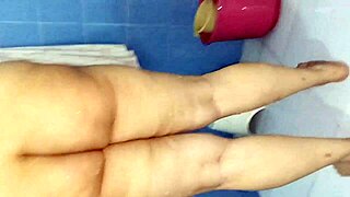 Gorgeous Bbw Desi Indian Sexy Chubby Bhabhi Netu Nude Bathing In Home Bathroom With Hot Water Shower