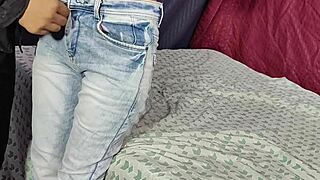 come on, bhabhi, let me worship your ass and fuck you backstage, he says