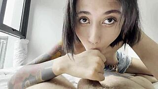 Co-Worker Giving Hot Blowjob I Came a Lot in Her Mouth