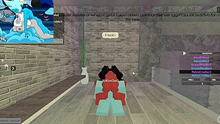 demon fucks huge futa cock in intense session