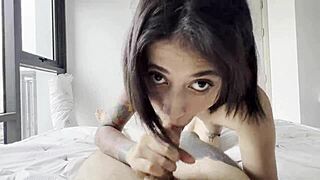 Co-Worker Giving Hot Blowjob I Came a Lot in Her Mouth