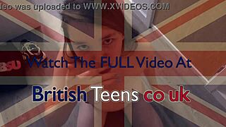 Wow, that young british brunette student gives amazing blowjob!