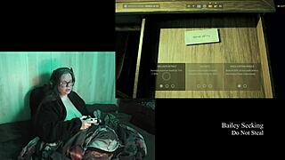 why are you playing alan wake 2 naked with those big tits on display?