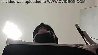 preview - tied up blindfolded and ballgagged milf gets fucked in her mouth pussy and ass