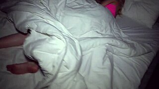 Two sleeping students awakened by big dick for hardcore group fucking