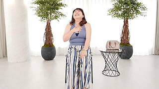 Kanako Yamashita's First Amateur Shoot as Married Woman with Blowjob and Fucking