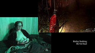 why are you playing alan wake 2 naked with those big tits on display?