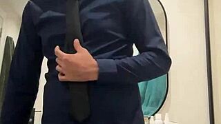 Hung Daddy's Hard Jerking Contrasts with Beastly Cum