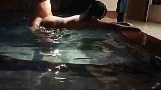I fucked my buddy's old lady hard in the pool!