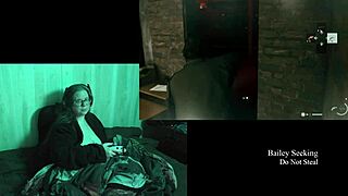 why are you playing alan wake 2 naked with those big tits on display?