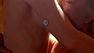 My wife and I casually undress and start playing with each other's bodies