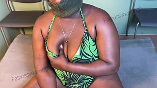 my nigerian big booty smokes and fucks thick black african cock till squirt