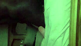 Cheating White BBW Enjoys Hidden Encounter with Big Black Cock from Behind, Reaching Multiple Peaks