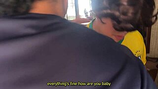 novia es engañada con los ojos vendados por su novio que tiene que pagar la deuda del partido de futbol ntr