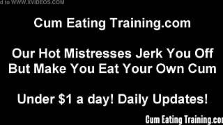 Jerk Off to Us and Eat Your Cum