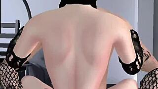 Femboy With Big Tits Moans Loudly While Receiving Cum On Her Boobs