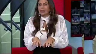 Upskirt view of paola rojas