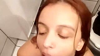 Half-Brother Eats My Pussy In Parents' Bathroom