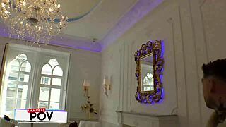 Double teaming ukrainian supermodel josephine in the new condo