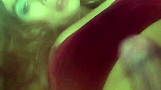 crossdressing bisexual transsexual moves hips for pleasure