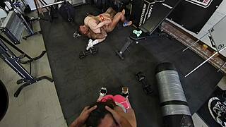 Foursome in gym with Ada Paradiso and Deianira Festa!