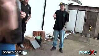 Intriguing Skinny Leyla Ventures into Public Spaces