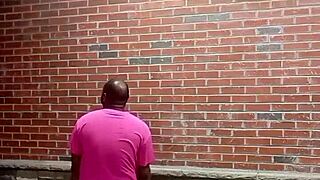 private strip tease facing backwards in warm weather