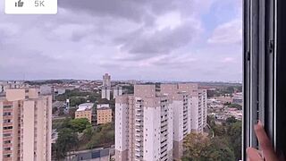 Mostrando Apartamento Novo E Estreando Com Foda Caseira Ft Amberzinha