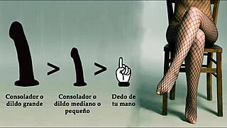 i am the profesora espa�ola doing anal joi femdom hipnosis sin manos, it's so intens