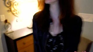 Horny Brunette Cutie Hazel Oconnor Fingers Fucks Her Pussy And Gives Bj