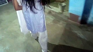 First time virgin indian girlfriend has outdoor hindi sex video