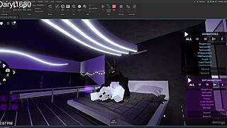 Intense roblox sex session with big ass and tits, cum explosion